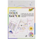 Carton à broder 'Animals', 175 x 245 mm, imprimé