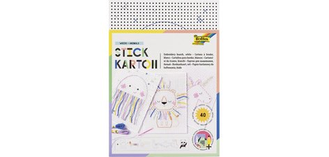 Carton à broder 'Animals', 175 x 245 mm, imprimé