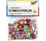 Bijoux en perle 'Glittery Hearts', lisse/en relief