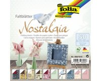 Papier à plier 'Nostalgia', 150 x 150 mm, 50 feuilles