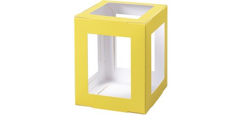 Pièces en carton pour lanterne, 135x135x180 mm