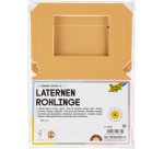 Pièces en carton pour lanterne, 135x135x180 mm