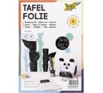 Film à tableau ardoise en PVC, 230 x 330 mm, noir