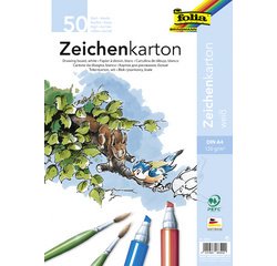 Papier à dessin, A4, 120 g/m2, blanc