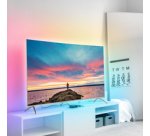 Ruban LED RVB avec télécommande, autocollant, 3 m