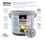 ViVA DECOR Béton pour créatifs, à grain fin, seau de 5 kg