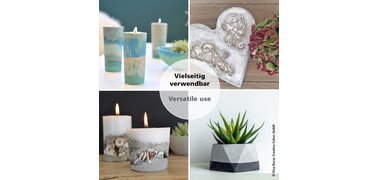 ViVA DECOR Béton pour créatifs, à grain fin, seau de 5 kg