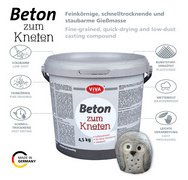 ViVA DECOR Béton créatif à modeler, seau de 4,5 kg