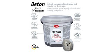 ViVA DECOR Béton créatif à modeler, seau de 4,5 kg