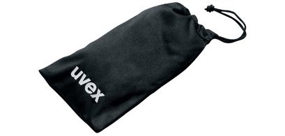 Etui à lunettes en microfibre, noir