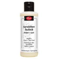 ViVA DECOR Technique des serviettes Colle + Vernis, 82 ml