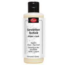 ViVA DECOR Technique des serviettes Colle + Vernis, 82 ml