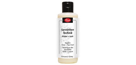ViVA DECOR Technique des serviettes Colle + Vernis, 82 ml
