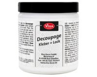 ViVA DECOR Découpage Colle  Vernis, transparent, 250 ml