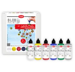 ViVA DECOR Set de peinture Blob Paint 'Fillette aux ballons'