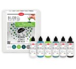 ViVA DECOR Set de peinture Blob Paint 'Parapluie', 6 pièces