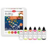 ViVA DECOR Set de peinture Blob Paint 'Poisson', 6 pièces