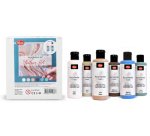 ViVA DECOR Set de peinture acrylique 'Nature Art', 6 pièces