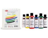 ViVA DECOR Set de peinture acrylique 'Basic Colors' 6 pièces