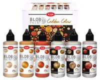 ViVA DECOR Set de peinture Blob Paint Golden Glow, 6 pièces