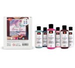 ViVA DECOR Set de peinture acrylique 'Berry Love', 6 pièces