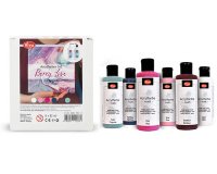 ViVA DECOR Set de peinture acrylique 'Berry Love', 6 pièces