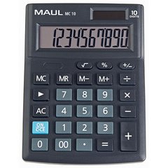 Calculatrice de bureau MC 10, 10 chiffres, noir