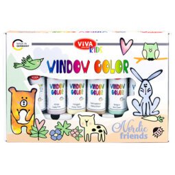 ViVA DECOR Kit Window Color Viva KIDS 'Nordic Friends'