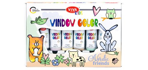ViVA DECOR Kit Window Color Viva KIDS 'Nordic Friends'