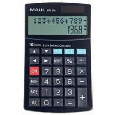 Calculatrice de bureau MTL 16, 12 chiffres, noir