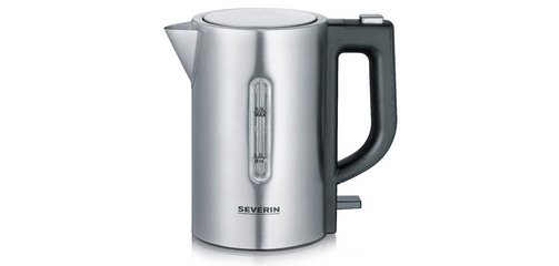 Mini bouilloire WK 3647, noir/acier inoxydable