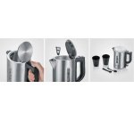 Mini bouilloire WK 3647, noir/acier inoxydable