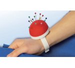 Bracelet pique aiguilles, rouge / blanc