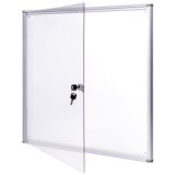 Vitrine d'affichage extraslim aluminium 4 feuilles