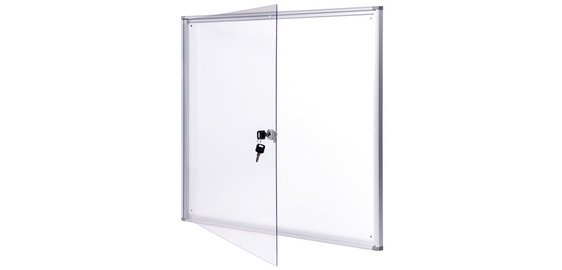 Vitrine d'affichage extraslim, 1 x A4, aluminium