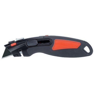 Cutter de sécurité work, lame: 18 mm, noir/rouge