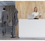 Portemanteau sur pied grando, hauteur: 1750 mm,noir