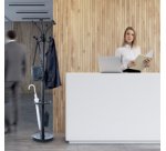 Portemanteau nubis, hauteur: 1.760 mm, noir