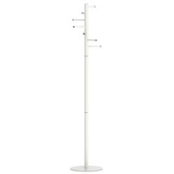 Portemanteau caurus, hauteur: 1.770 mm, blanc