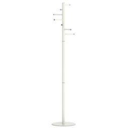 Portemanteau caurus, hauteur: 1.770 mm, blanc