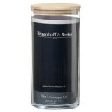 Glazen bewaarpot 'FAIA' rond