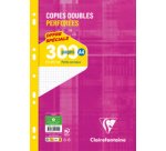 Copies doubles sous film A4 300 pages perforées petits carreaux