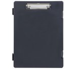 Porte-bloc avec compartiment de rangement, A4, noir