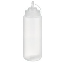 Bouteille verseuse souple, 1.025 ml, transparent