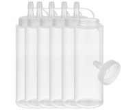 Bouteille verseuse souple, lot de 6