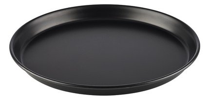 Plaque à pizza, diamètre: 400 mm, noir