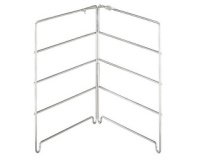 Houder voor 4 pizzaplaten L 260 x D 250 x H 260 cm