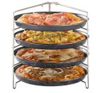 Support pour 4 plaques à pizza, (L)260x(P)250x(H)260 mm