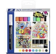 Marqueur acrylique paint marker Lumocolor, étui