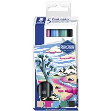 Marqueur acrylique paint marker Lumocolor, étui